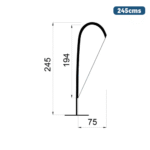 Fly Banner Gota 540cm | Formato Gota - Image 6