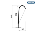 Fly Banner Gota 540cm | Formato Gota - Image 3
